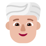 Microsoft(Windows) Person Wearing Turban: Medium-Light Skin Tone Emoji