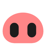 Microsoft(Windows) Pig Nose Emoji