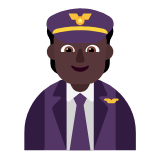 Microsoft(Windows) Pilot: Dark Skin Tone Emoji