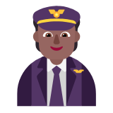 Microsoft(Windows) Pilot: Medium-Dark Skin Tone Emoji