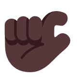 Microsoft(Windows) Pinching Hand: Dark Skin Tone Emoji