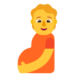 Microsoft(Windows) Pregnant Person Emoji