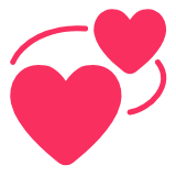 Microsoft(Windows) Revolving Hearts Emoji