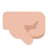 Microsoft(Windows) Right-Facing Fist: Medium-Light Skin Tone Emoji