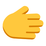 Microsoft(Windows) Rightwards Hand Emoji