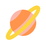 Microsoft(Windows) Ringed Planet Emoji