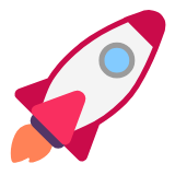 Microsoft(Windows) Rocket Emoji