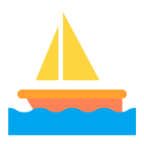 Microsoft(Windows) Sailboat Emoji