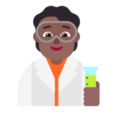 Microsoft(Windows) Scientist: Medium-Dark Skin Tone Emoji