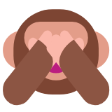 Microsoft(Windows) See-No-Evil Monkey Emoji