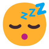 Microsoft(Windows) Sleeping Face Emoji