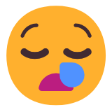 Microsoft(Windows) Sleepy Face Emoji