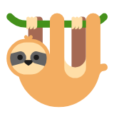 Microsoft(Windows) Sloth Emoji