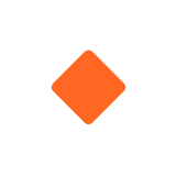 Microsoft(Windows) Small Orange Diamond Emoji