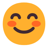 Microsoft(Windows) Smiling Face With Smiling Eyes Emoji