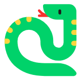 Microsoft(Windows) Snake Emoji