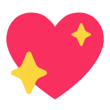 Microsoft(Windows) Sparkling Heart Emoji