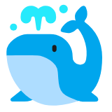 Microsoft(Windows) Spouting Whale Emoji