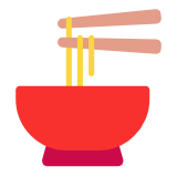 Microsoft(Windows) Steaming Bowl Emoji