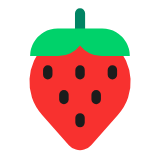 Microsoft(Windows) Strawberry Emoji