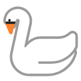 Microsoft(Windows) Swan Emoji