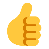 Microsoft(Windows) Thumbs Up Emoji