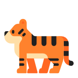 Microsoft(Windows) Tiger Emoji