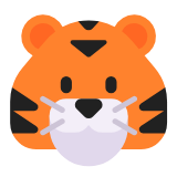 Microsoft(Windows) Tiger Face Emoji