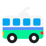 Microsoft(Windows) Trolleybus Emoji