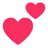 Microsoft(Windows) Two Hearts Emoji