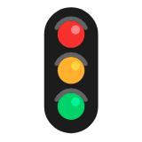 Microsoft(Windows) Vertical Traffic Light Emoji