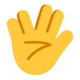 Microsoft(Windows) Vulcan Salute Emoji