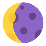 Microsoft(Windows) Waning Crescent Moon Emoji