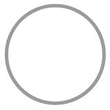 Microsoft(Windows) White Circle Emoji