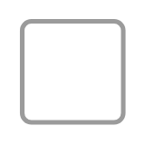 Microsoft(Windows) White Medium Square Emoji