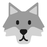 Microsoft(Windows) Wolf Emoji