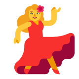 Microsoft(Windows) Woman Dancing Emoji