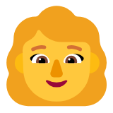 Microsoft(Windows) Woman Emoji