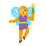 Microsoft(Windows) Woman Fairy Emoji