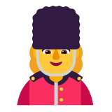 Microsoft(Windows) Woman Guard Emoji