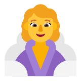 Microsoft(Windows) Woman In Steamy Room Emoji