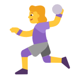 Microsoft(Windows) Woman Playing Handball Emoji