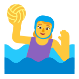 Microsoft(Windows) Woman Playing Water Polo Emoji