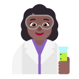 Microsoft(Windows) Woman Scientist: Medium-Dark Skin Tone Emoji