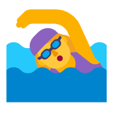 Microsoft(Windows) Woman Swimming Emoji