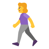 Microsoft(Windows) Woman Walking Emoji