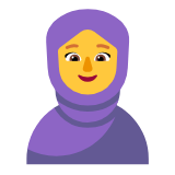 Microsoft(Windows) Woman With Headscarf Emoji