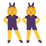 Microsoft(Windows) Women With Bunny Ears Emoji