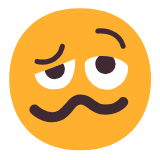 Microsoft(Windows) Woozy Face Emoji