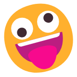 Microsoft(Windows) Zany Face Emoji